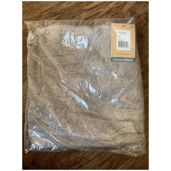 Royal Robbins Heathered Beige Women's Cardigan - Picture 3 of 4